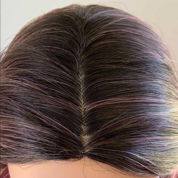 Gorgeous Effortless Style Ombre Pink Wig for Daily Wear - Picture 3 of 16